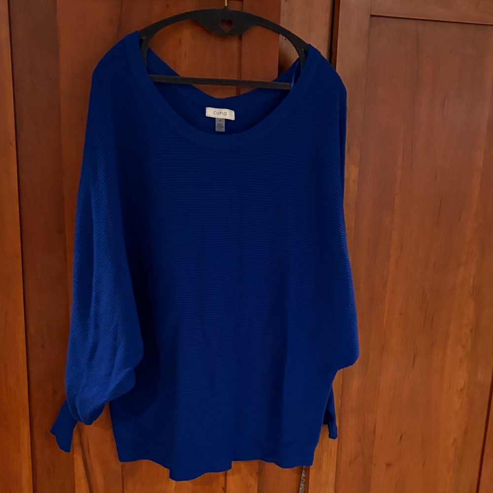 Royal Blue Knit Sweater